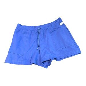NWT Athleta Knit Shorts Periwinkle Blue Size L and XL